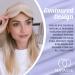 MATASSE Silk Eye Mask - 3D Contoured Eye Cover for Sleeping - Silk Strap, No Wrinkles - Black & Champagne - Buy Online on GoSupps.com