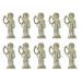 FEIlei Nail Art Charms Metal Nail Rhinestones Alloy Buddha-Nail Crystals Diamonds