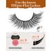 Goddenus I-Spiky Natural Mink Fluffy Wispy Cat Eye Lashes 16mm - 7 Pairs CC Curl Flat Short Strip Eyelashes for Extension-Like Look - Buy Online on GoSupps.com