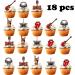 18pcs Rock and Roll Cupcake Toppers for Boys Girls Adult Born to Rock Roll Rockstar Party Decorations Supplies Guitar Music 80s Cake Decorations - Buy Online on GoSupps.com