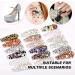 Rhinestones 2000 Pcs Crystal Nail Rhinestones Flatback Gems for Crafts Clothes Make Up 6 Sizes Nails Round Rinestone Gems Set for Craft Face Nail Art - Buy Online on GoSupps.com