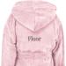 Personalized Children's Bathrobe - Custom Embroidered White Robe for Kids 134-140 - Yoursurprise Soft Ferry Rosa - Buy Online on GoSupps.com