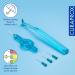 Curaprox Interdental Brush Set CPS 06 Prime Start - 5 Brushes 0.6mm Turquoise Starter Set for Effective Oral Care - Buy Online on GoSupps.com