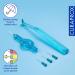 Curaprox CPS 06 Prime Start Interdental Brushes Set  5 interdental Brushes CPS 06 Prime + 1 Holder UHS 409 + 1 Holder UHS 470  0.6 mm to 2.2 mm  Turquoise 06 prime start Turquoise - Buy Online on GoSupps.com