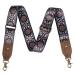 seavilia Purse Strap, Purse Straps Replacement Crossbody,Adjustable Guitar Purse Strap Vintage Multi-Pattern Bag Straps (Vintage Brown Flower)