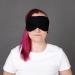Lyocell Sleep Mask - Soft Eye Cover for Women and Men - Ideal for Travel, Yoga, Nap - Blackout Eye Pillow for Better Sleep - Buy Online on GoSupps.com