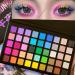 Qaestuan Rainbow Color Board Eyeshadow Palette 45 Colors Matte and Shimmering Eyeshadow Makeup Palette High Color Rendering for Holiday and Daily Makeup - Buy Online on GoSupps.com