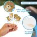 60 Pieces Teddy Bear Cupcake Cake Toppers Teddy Bear Themed Baby Shower Decorations Bear Cake Picks for Gender Reveal Baby Shower Party Decorations - Buy Online on GoSupps.com