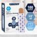 Medpride Sterile Fabric Adhesive Bandages 100 Count - Hypoallergenic, Non-Stick Pad, Latex-Free Wound Care - 3/4'' x 3'', Individually Wrapped - Buy Online on GoSupps.com