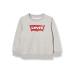 Levi's Kids Batwing Crewneck Sweatshirt Baby Boys 24 Months Grey Heather