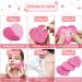 50 Count Compressed Facial Sponges with Portable Storage Case - Natural Cellulose Heart Shape Face Sponge for Deep Cleansing, Exfoliating, Makeup Removal - Spa Quality - Buy Online on GoSupps.com