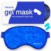 Ticlo's Gel Eye Mask - Cooling Ice Cold Compress Pad - Relax & Massage Your Tired  Puffy Eyes  Headaches  Face & Dark Circles - Bonus Silk Sleep Mask