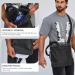 Adjustable Urinary Drainage Bag Holder with Internal Fixation Buckle - Black | International Shipping Available - Buy Online on GoSupps.com