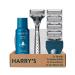 Harry's Razors for Men Craft Edition Razor Set with 5 Razor Blade Refills 2 oz. Foaming Shave Gel and Travel Blade Cover