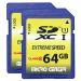 64GB SD Card Class 10 SDXC Flash Memory Card Full Size SD Chip USH-I U1 Trail Camera Memory Card by Micro Center (2 Pack) 64GB x 2