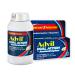Advil Dual Action Coated Caplets with Acetaminophen, 250 Mg Ibuprofen and 500 Mg Acetaminophen Per Dose (2 Dose Equivalent) for 8 Hour Pain Relief - 216 Count