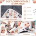Buy NAMALU 4 Waterproof Guinea Pig Fleeced Ceiling - Absorbent Small Dog Blanket & Reusable Pipi Pads (Paw Pattern 60x40 cm) for Cozy Cages - Buy Online on GoSupps.com