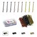 Biribila Bobby Pins 150 Pcs Black 5cm Long Hair Grips with Storage Box Thicker & Strong Kirby Grips for All Type of Hairs Hair Pins for Hair Styling & Make UP (Black Brown & Gold)