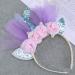 Lurrose Glitter Mermaid Headband Cute Cat Ear Hair Bands Mesh Hair Hoop Headdress Party Supplies Decorations for Baby Girls Kids (Blue) Picture 2 - Buy Online on GoSupps.com