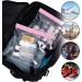 ECOHUB TSA Approved Clear Airport Liquid Bags 20x20cm, Set of 2 Pink Travel Toiletry Bags for Men and Women - Airline Approved Plastic Zip Lock Bags - Buy Online on GoSupps.com