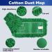 24'' Green Cotton Dust Mop Refill 3 Pack - Industrial Strength Replacement Heads for Residential & Commercial Use on Hardwood and Concrete Floors - Buy Online on GoSupps.com