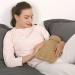 Samply 2L Hot Water Bottle with Knitted Cover in Khaki - Stay Cozy & Warm - Buy Online on GoSupps.com