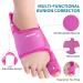 AVIDDA Bunion Corrector Kit - Adjustable Bunion Pain Relief Toe Separators for Men and Women - Hallux Valgus Correction Splint - Day Night Support - Pink - Buy Online on GoSupps.com