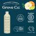 Grove Co. Hydrating Foaming Hand Soap Refills - 2 x 12 Oz, 100% Natural Lemon & Eucalyptus Fragrance, Cruelty Free, Moisturizing Hand Wash - Pack of 2 - Buy Online on GoSupps.com