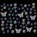 4 Sets Butterflies Face Jewels Rhinestone Stickers for Halloween Makeup & Masquerade Parties - Buy Online on GoSupps.com