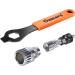 Oumers Bike Crank Extractor & Bottom Bracket Remover Kit with 16mm Spanner - Professional Bicycle Repair Tool - Buy Online on GoSupps.com