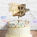 Cakeshop Cake Decoration Pack | Happy Birthday Premium 3mm Mirror Acrylic Plastic Cake Topper Sign & 25g Party Pack of Cake Sugar Sprinkles | Custom Name Cake Decorations (Gold) Non-Prime Mirror Acrylic: Gold - Buy Online on GoSupps.com