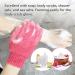Evridwear Exfoliating Gloves for Shower - 2 Pairs of 100% Nylon Heavy Bathing Gloves - Dead Skin Remover and Body Scrubber - Hang Loop - Smooth Skin - Hot Pink - Buy Online on GoSupps.com