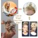 Tousled Updo Messy Bun Hair Piece | Synthetic Wavy Bun Extension | Fluffy Updo Scrunchy Chignon in Dark Black - Buy Online on GoSupps.com