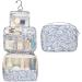 Women's Waterproof Travel Hanging Toiletry Bag - Blue Leaf Cosmetic Organizer - Buy Online on GoSupps.com