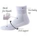 Yomandamor Men's Diabetic Cotton Ankle Socks (5-Pair) with Arch Support - Size 10-13 White - Comfort & Health for Diabetes - Buy Online on GoSupps.com