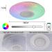 WYQSX 36W Bluetooth Ceiling Lamp - Dimmable RGB LED Light for Children's Room & Living Room - Remote & App Control 38cm - Buy Online on GoSupps.com