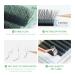 Buy Annafris 3D W Finfacher Eyelash Extensions C Curl 8-12mm - Premade Fans Lashes Matt-Black Volume 3D 0.07 - Buy Online on GoSupps.com