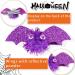Bat Hair Clips - Fashionable Cartoon Bat Hairpin for Dress Up - Dress Up Cosplay Accessory Halloween Bat Wings Barrettes for Theme Dances Photography Purple - Buy Online on GoSupps.com