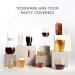 TOSSWARE POP 6oz Flute Jr - Set of 12 | Premium Quality, Recyclable, Unbreakable Champagne Glasses - Buy Online on GoSupps.com