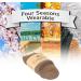 Cosyfeel Women Loose Diabetic Socks | 4-Pack Neuropathy Ankle Socks for Ladies | Super Soft Eco-Friendly Bamboo Material | Durable with Seamless Toe | Multicolour Patterns | 4 Seasons 7-9 1/2 HAZEL - Buy Online on GoSupps.com