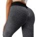Famous TikTok High Waist Tummy Control Yoga Pants for Women - Booty Lifting Workout Tights in Large (D-black) - Buy Online on GoSupps.com