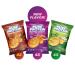 Pure Protein Popped Crisps - Variety Pack: Hickory Barbecue Sour Cream & Onion Sweet Chili - 12g Plant Based Protein Gluten Free Non GMO Vegan Air Popped & Puffed Crisps Healthy Protein Snacks 12 Pack