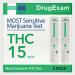 2 Pack - DrugExam Made in USA Most Sensitive Marijuana THC 15 ng/mL Single Panel Drug Test Kit - Urine Marijuana Drug Test with 15 ng/mL Cutoff Level for Detecting Any Form of THC