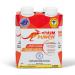 Pain Punch - 4 Pack Natural Health Product for Health & Wellness Pain Relief Supports Cognitive Health w/Turmeric Vegan Omega-3 & L-Theanine to Provide Relaxation and Focus | 4 x 236ml