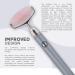 USB Rose Quartz Face Roller Massager - Vibrating Gua Sha Set with Travel Bag | Jade Roller for Eye Neck & Face Care - Buy Online on GoSupps.com