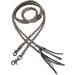 M-Royal Western Leather Braided Split Reins - Premium Quality for Western Riding - Buy Online on GoSupps.com