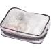 Travel-friendly 3-Piece Clear Makeup Bags Set - TSA Approved, Waterproof, Transparent PVC - Black - Buy Online on GoSupps.com
