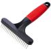 Ferplast Rechenkamm for Dogs - GRO 5872 Rotating Rounded Teeth Ideal for Medium & Long Hair 15.5 x 11 x 3.3 cm Black - 1 Piece - Buy Online on GoSupps.com