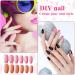 672 Pieces 28 Sets Ballerina Coffin False Nails Square Medium Press on Nails Full Cover Fake Nails Solid Color Glossy Plastic Nails Artificial Finger Manicure Nail Decorations for Girls Women DIY - Buy Online on GoSupps.com