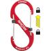 Nite Ize LSBA4-10-R6 S-Biner SlideLock Dual Locking Carabiner #4 - Red - Buy Online on GoSupps.com
